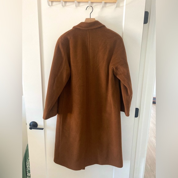 Aritzia Babaton the Slouch Coat New in Deep Camel - Picture 3 of 7